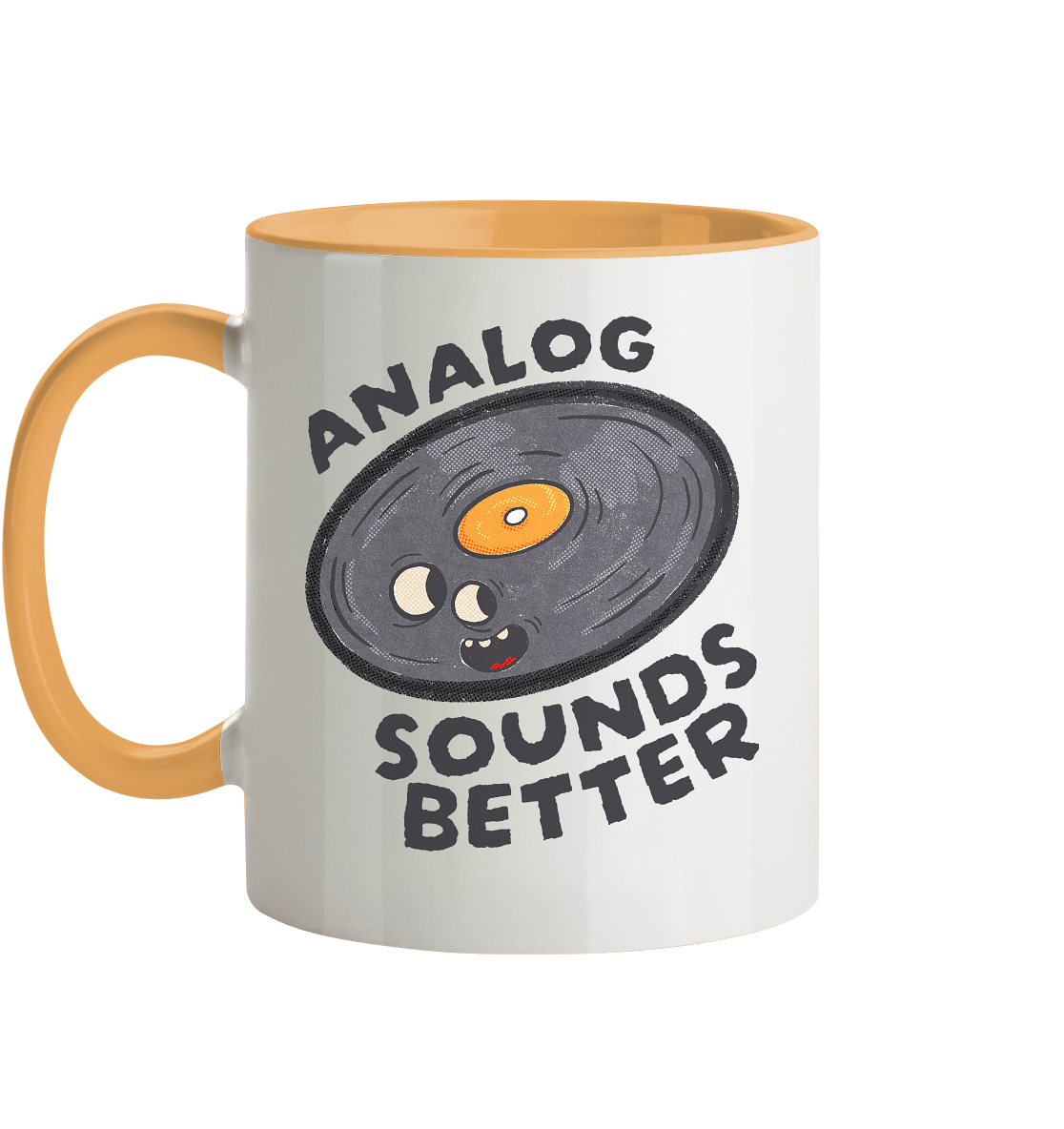 Analog Sounds Better - Vinyl - Tasse zweifarbig