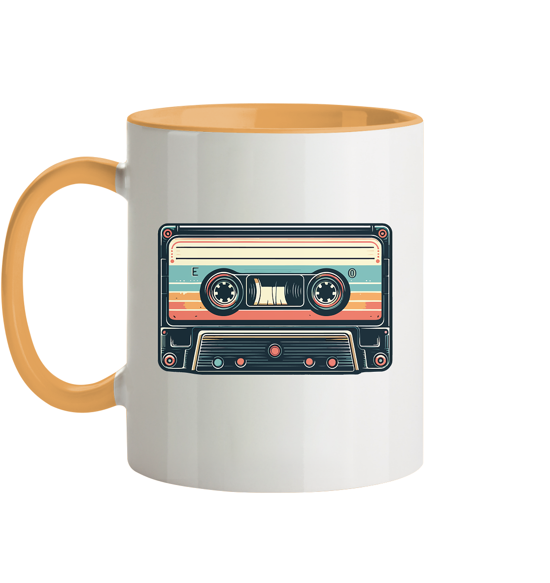 Musikkassette - Tape - Tasse zweifarbig