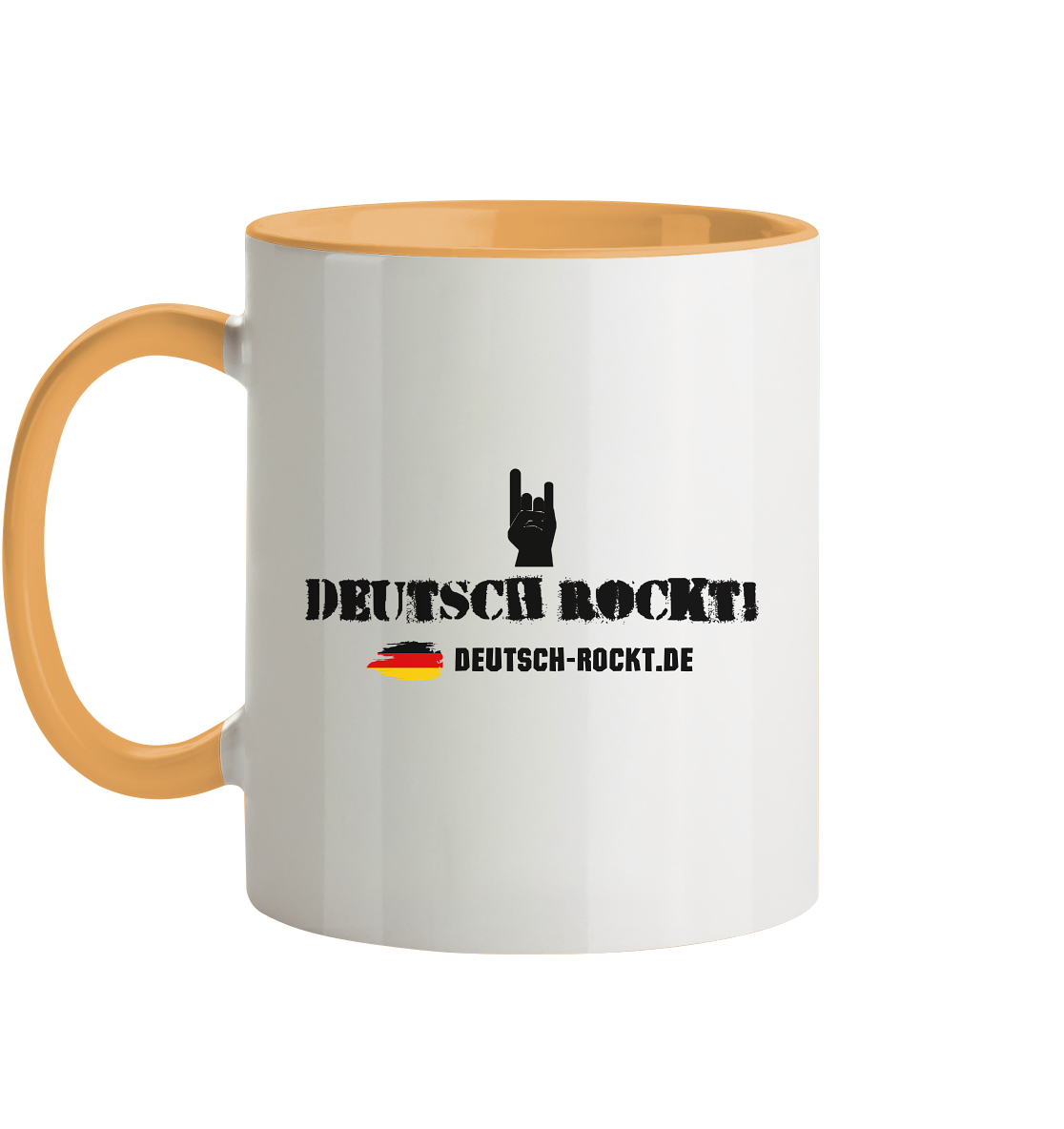 Deutsch Rockt! - Fahne - Tasse zweifarbig
