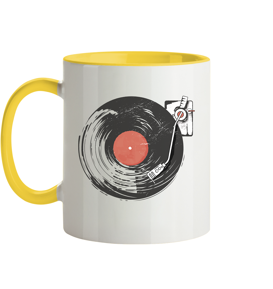 Vinyl Schallplatten - Tasse zweifarbig
