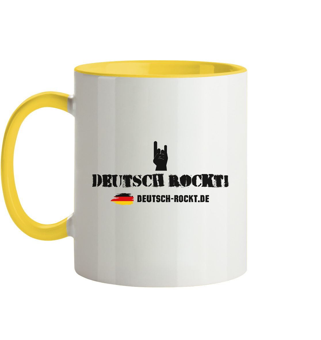 Deutsch Rockt! - Fahne - Tasse zweifarbig