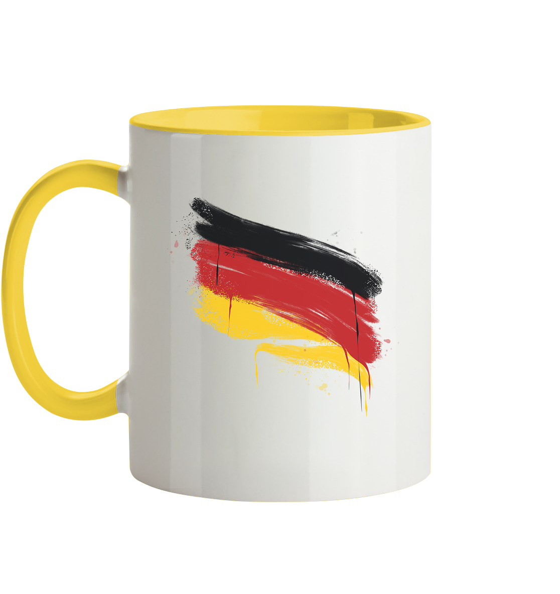 Deutschland Fahne - Tasse zweifarbig