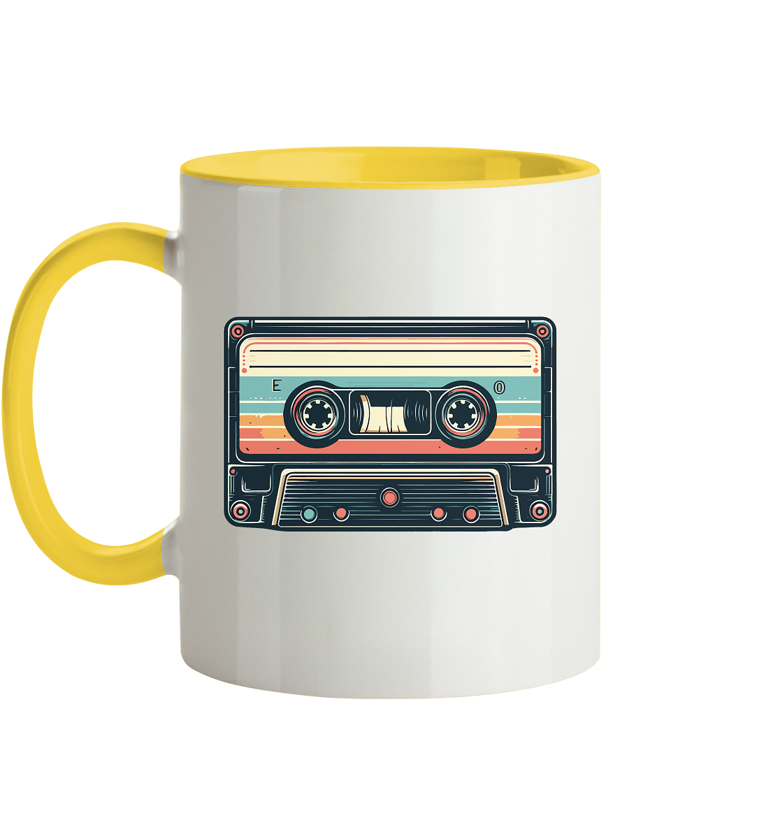 Musikkassette - Tape - Tasse zweifarbig