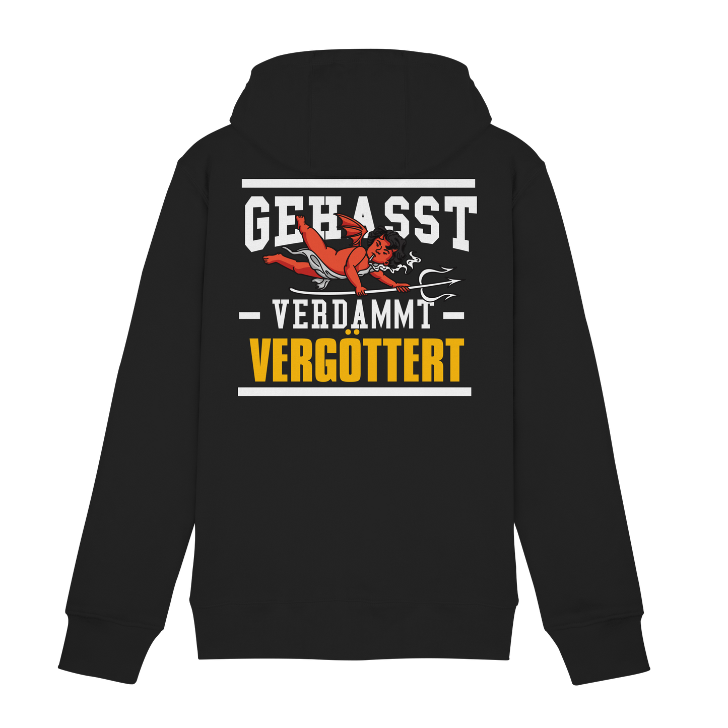 Gehasst Verdammt Vergöttert - böhser Engel - Hooded Zipper Jacke