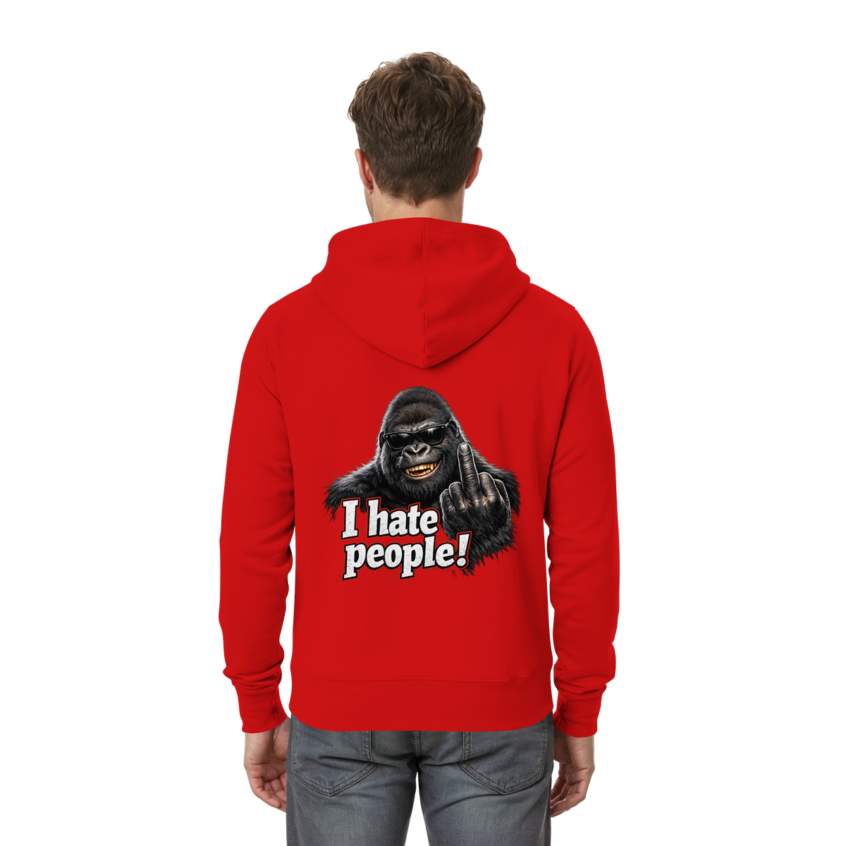 I hate people! - Hooded Zipper