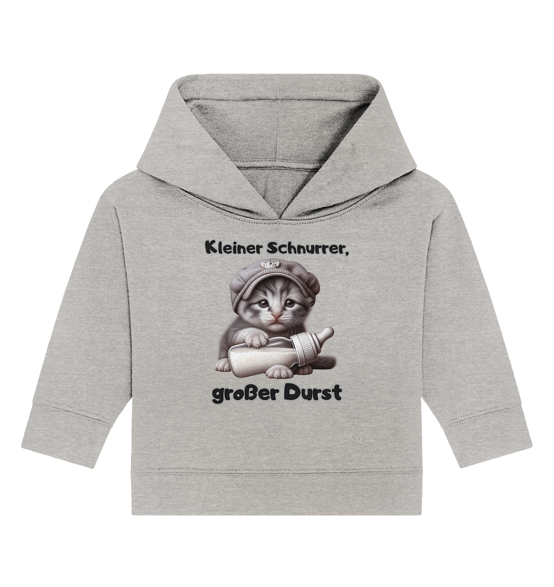 Kleiner Schnurrer, großer Durst - Baby Hoodie
