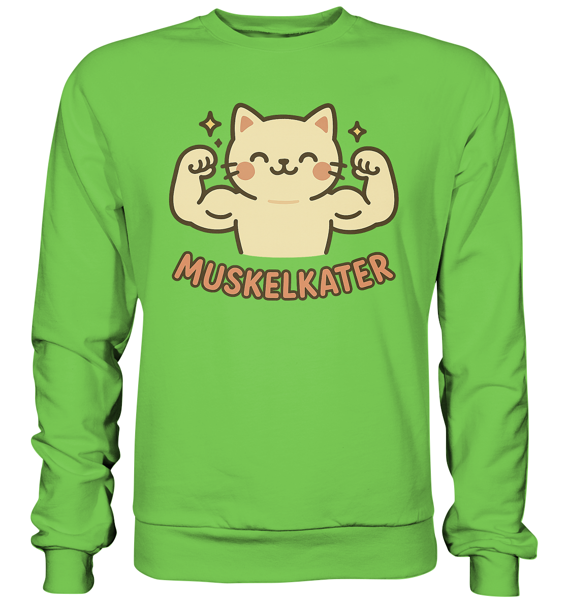 Muskelkater - Kawaii Cat - Sweatshirt