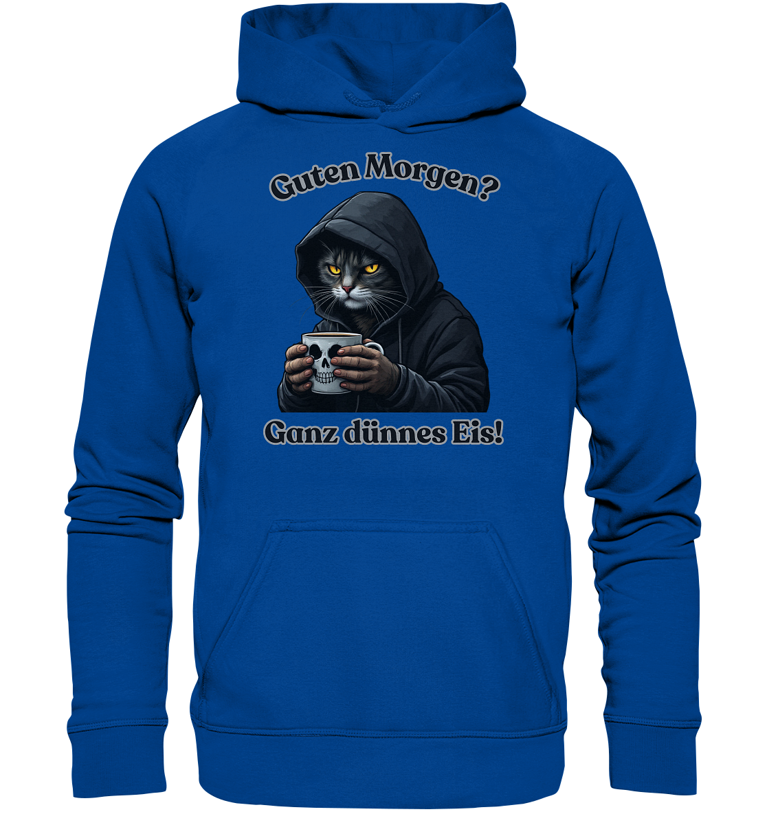 Guten Morgen? Ganz dünnes Eis! - Hoodie / Kapuzenpullover