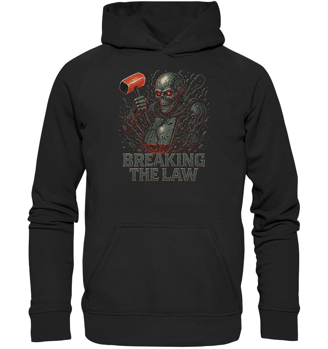 Breaking the Law - Cyborg - Hoodie / Kapuzenpullover