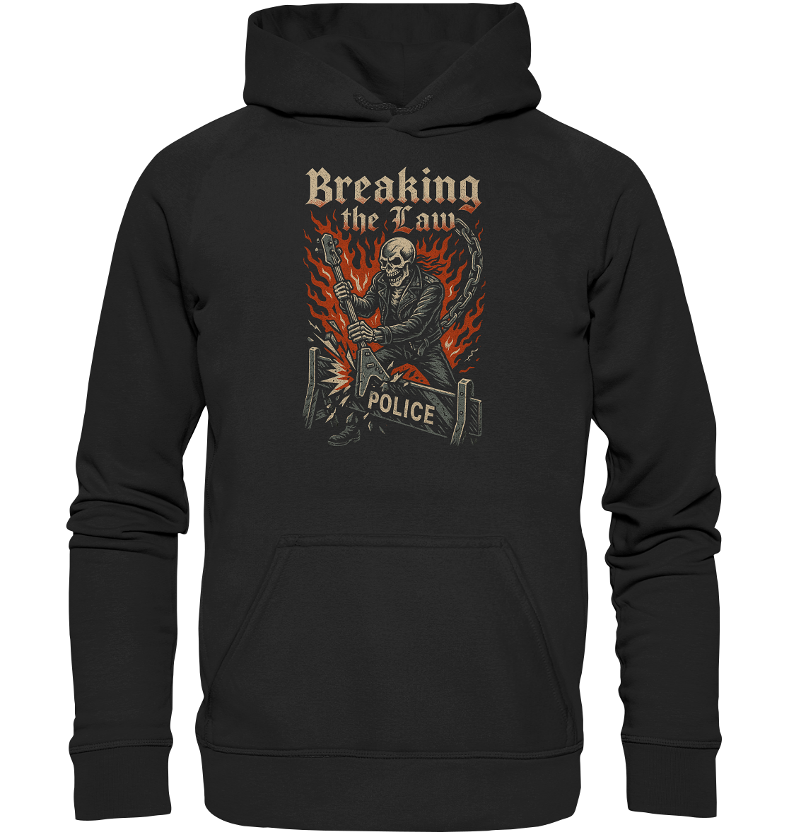 Breaking the Law - Skull - Hoodie / Kapuzenpullover