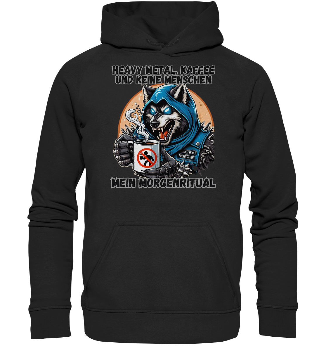 Heavy Metal, Kaffee und keine Menschen - Hoodie