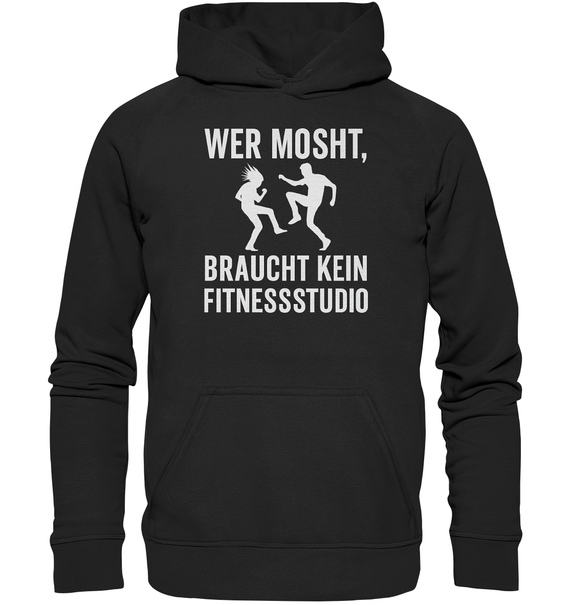 Moshen statt Hantelbank - Hoodie