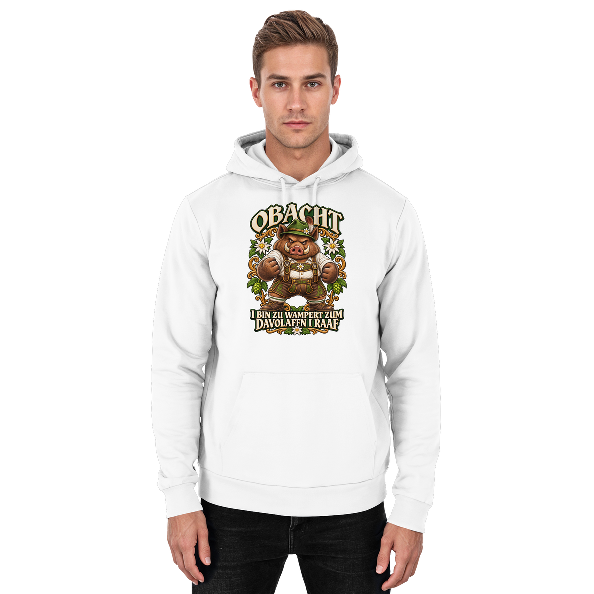 Obacht - I bin zu wampert - Hoodie
