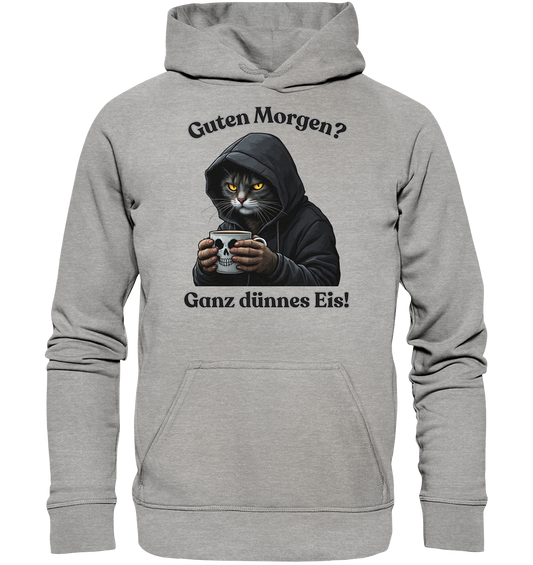 Guten Morgen? Ganz dünnes Eis! - Hoodie / Kapuzenpullover