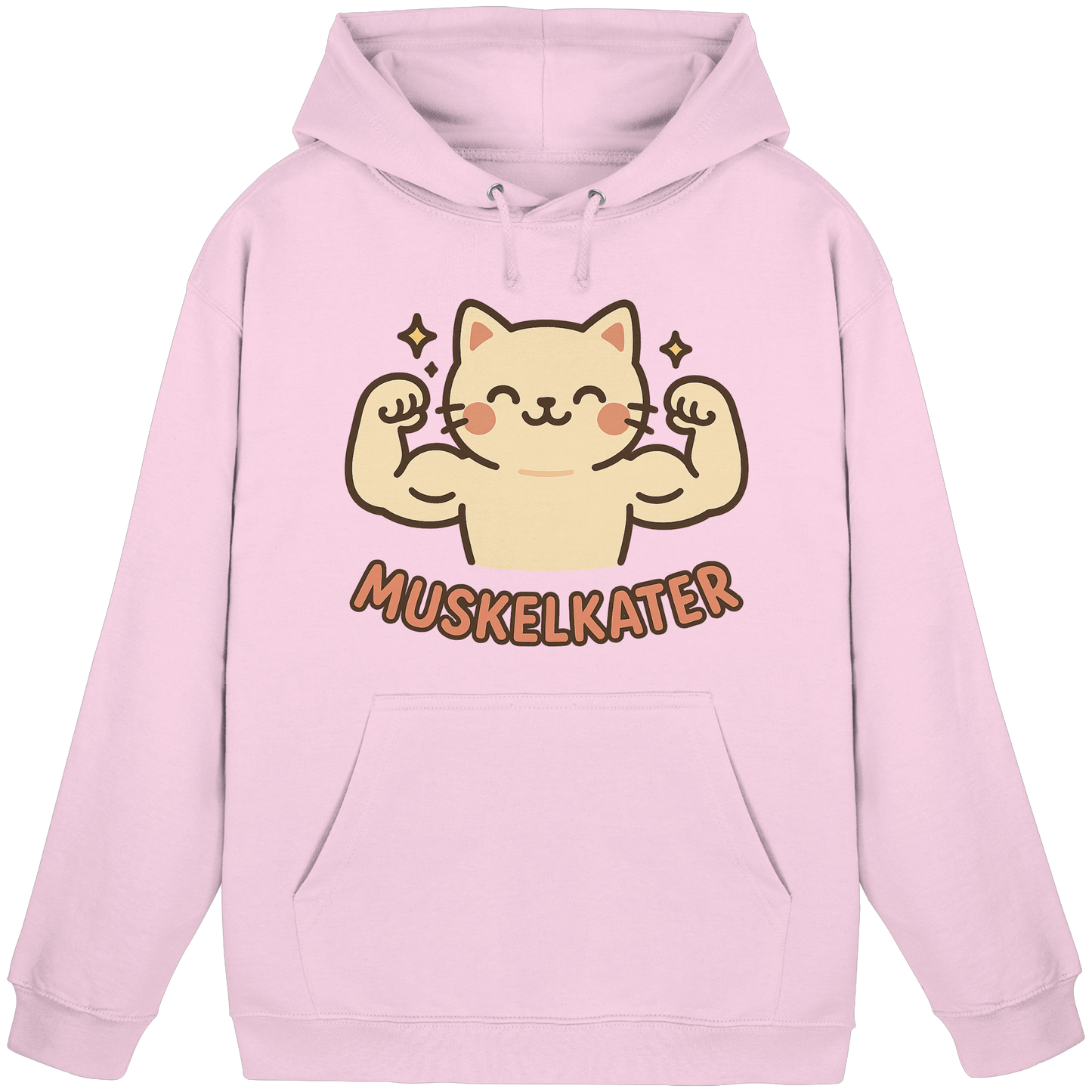 Muskelkater - Kawaii Cat - Hoodie / Kapuzenpullover