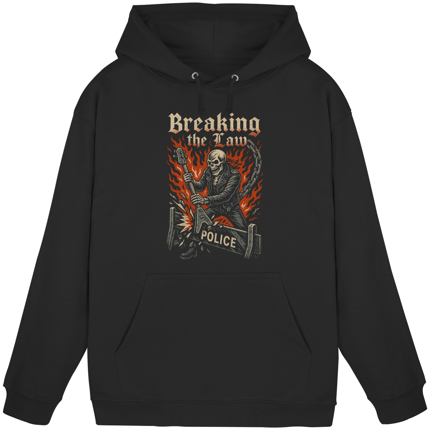 Breaking the Law - Skull - Hoodie / Kapuzenpullover