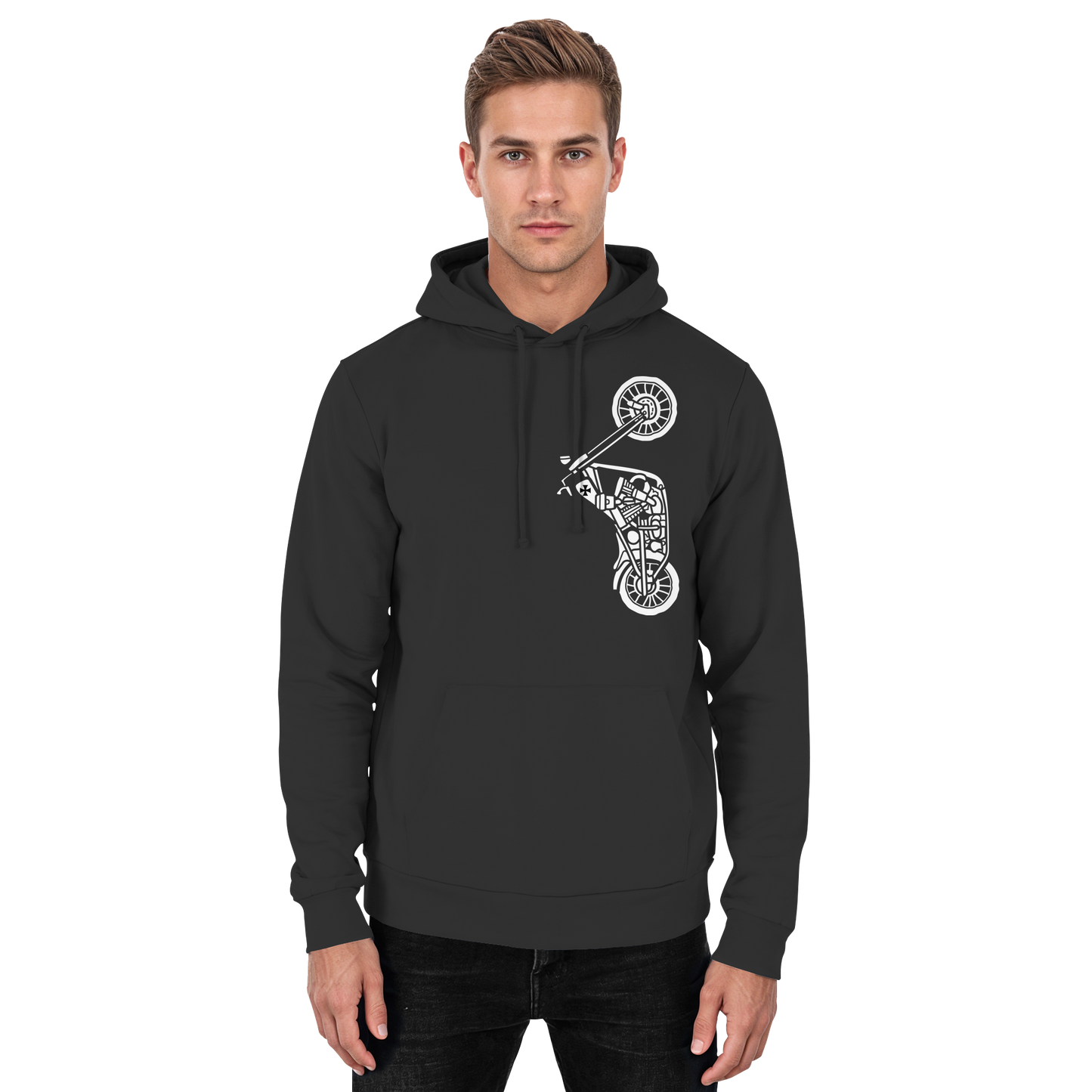 Motorrad - Chopper - Hoodie / Kapuzenpullover