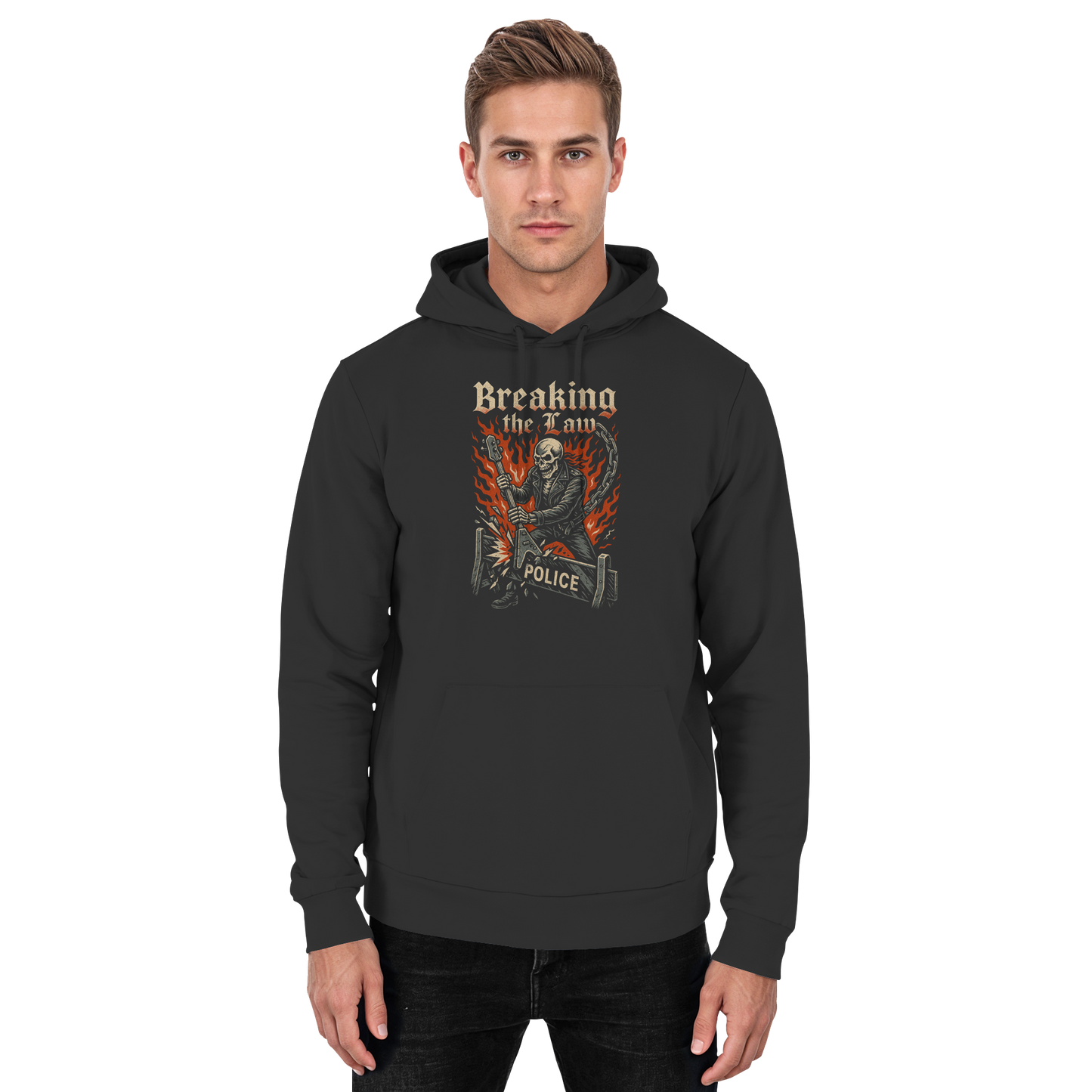 Breaking the Law - Skull - Hoodie / Kapuzenpullover