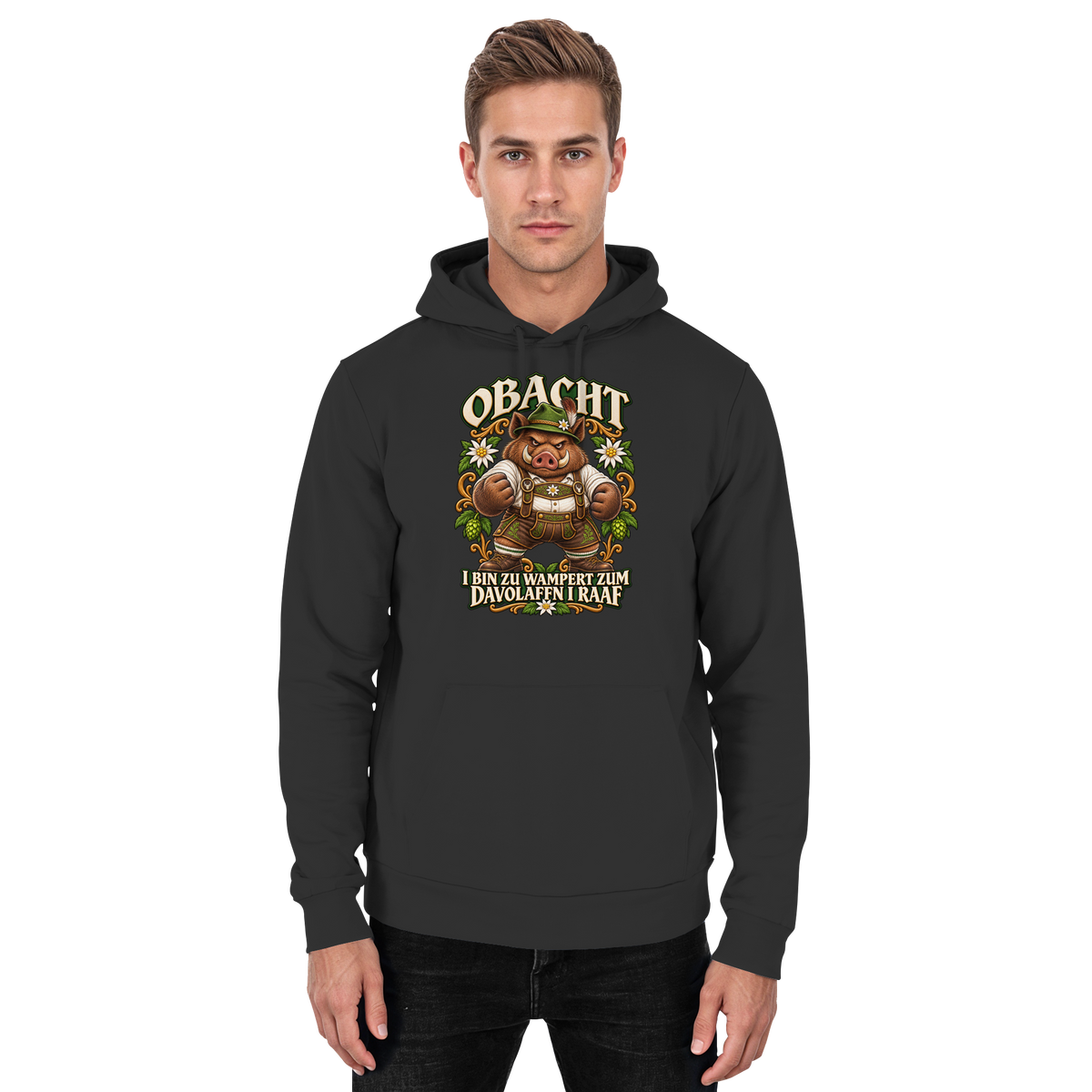 Obacht - I bin zu wampert - Hoodie