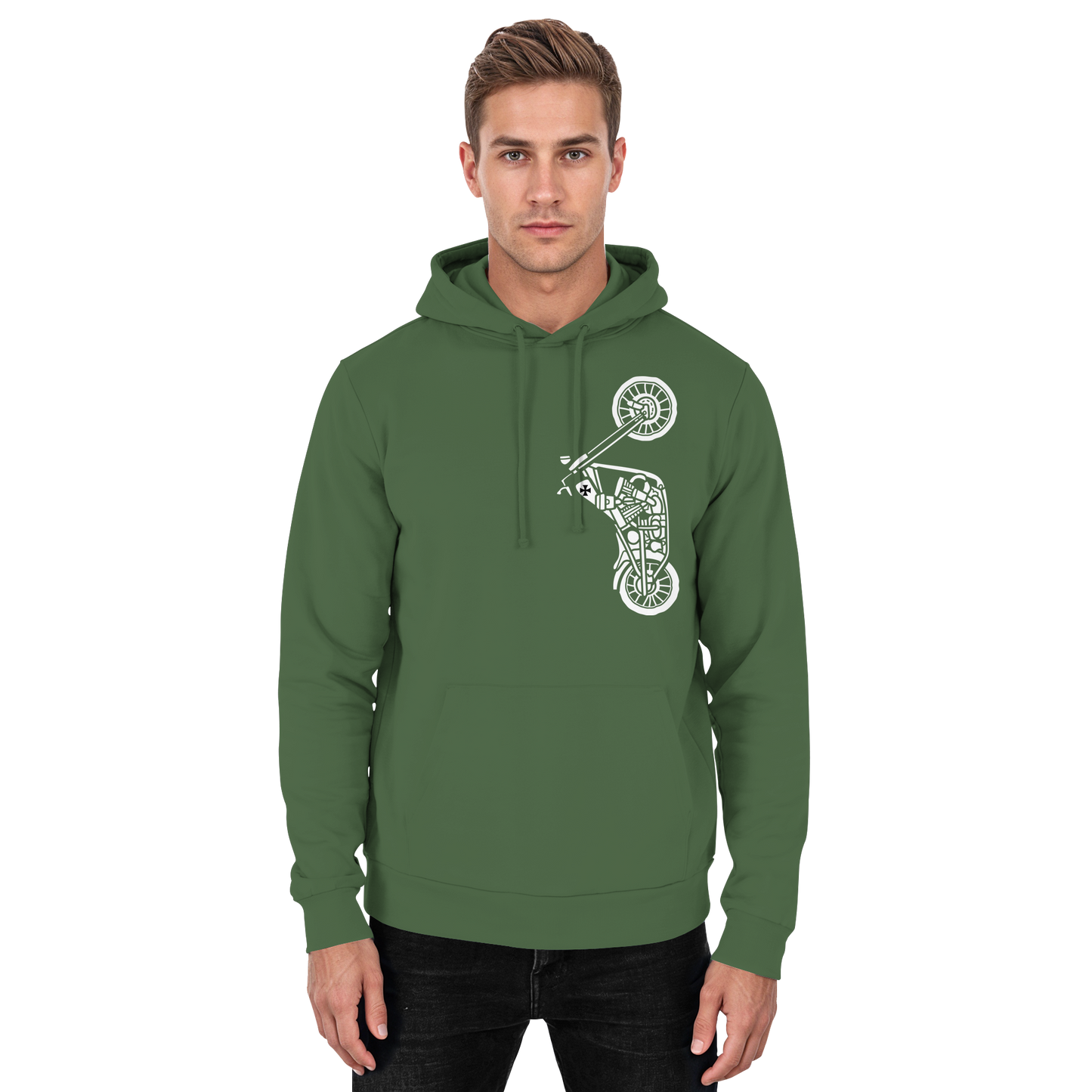 Motorrad - Chopper - Hoodie / Kapuzenpullover