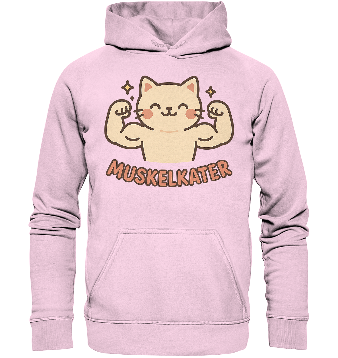 Muskelkater - Kawaii Cat - Hoodie / Kapuzenpullover