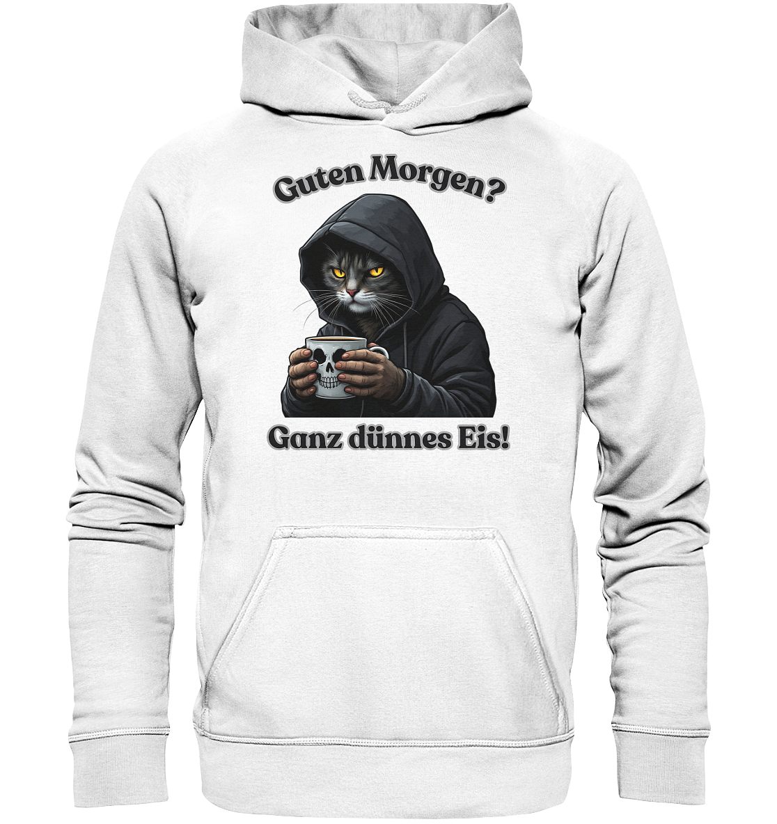Guten Morgen? Ganz dünnes Eis! - Hoodie / Kapuzenpullover