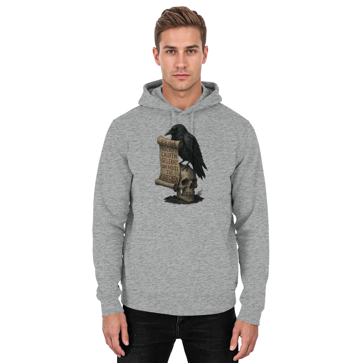 Ich hab nicht laufen gelernt um heute zu kriechen - Hoodie / Kapuzenpullover