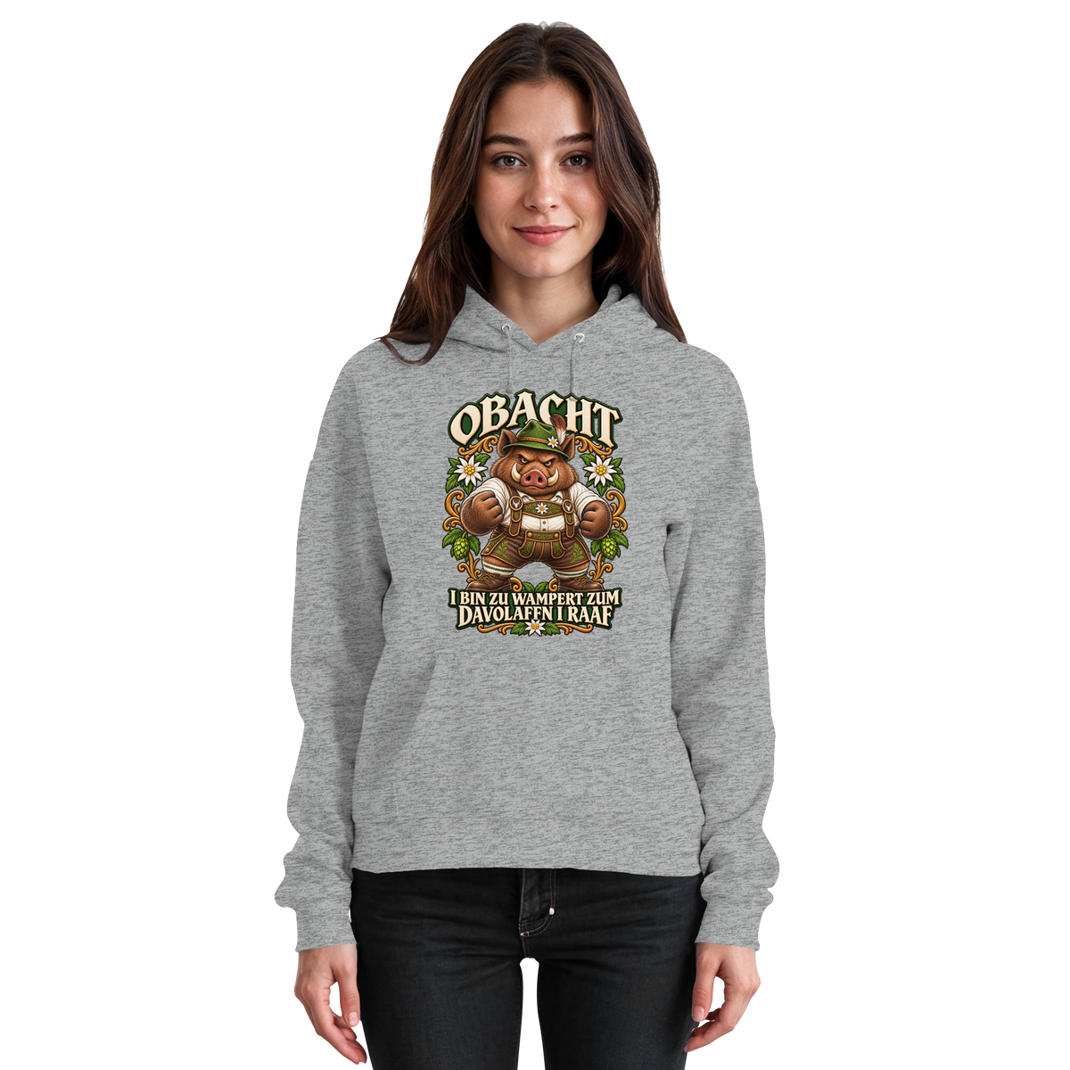 Obacht - I bin zu wampert - Hoodie