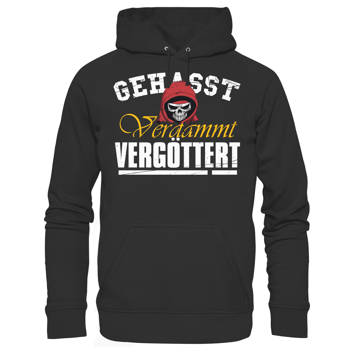 Gehasst Verdammt Vergöttert - Skull - Hoodie / Kapuzenpullover