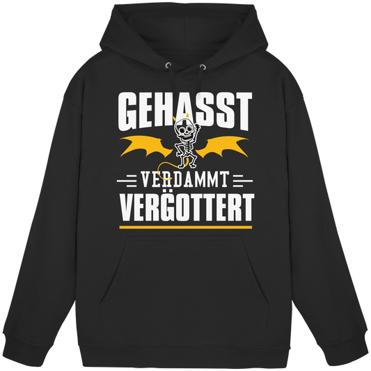 Gehasst Verdammt Vergöttert - Skelett mit Flügeln - Hoodie / Kapuzenpullover