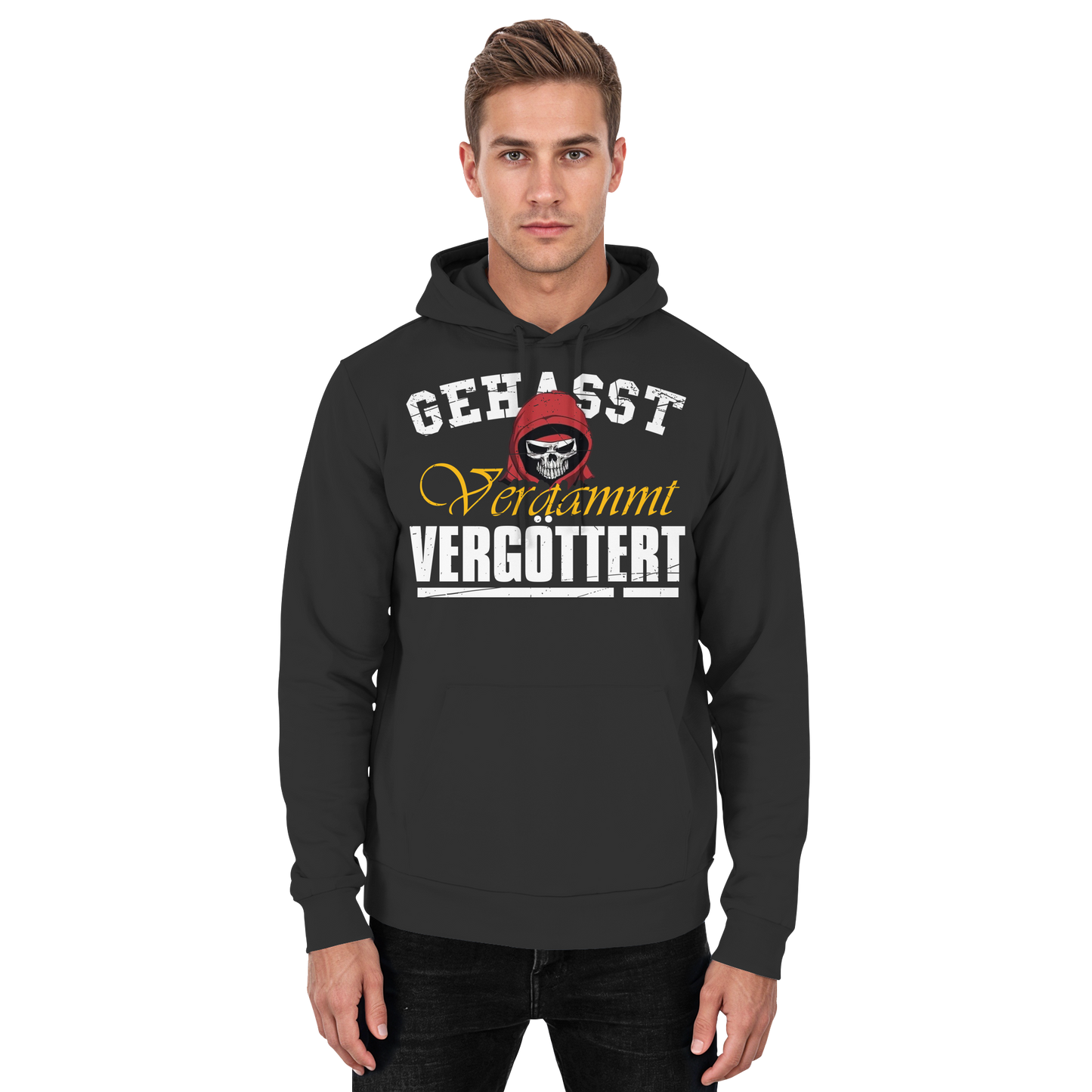 Gehasst Verdammt Vergöttert - Skull - Hoodie / Kapuzenpullover