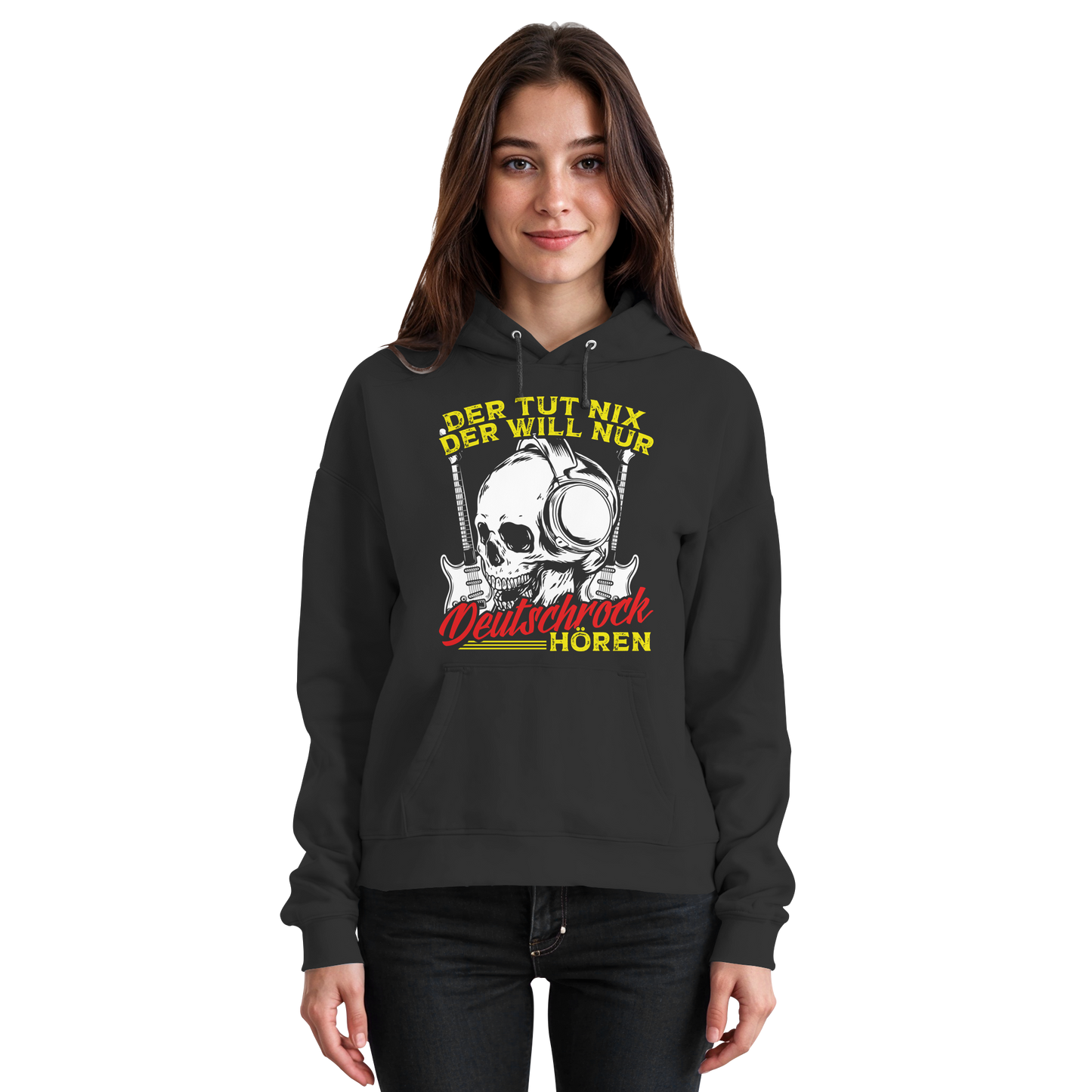 Der tut nix, der will nur Deutschrock hören - Hoodie