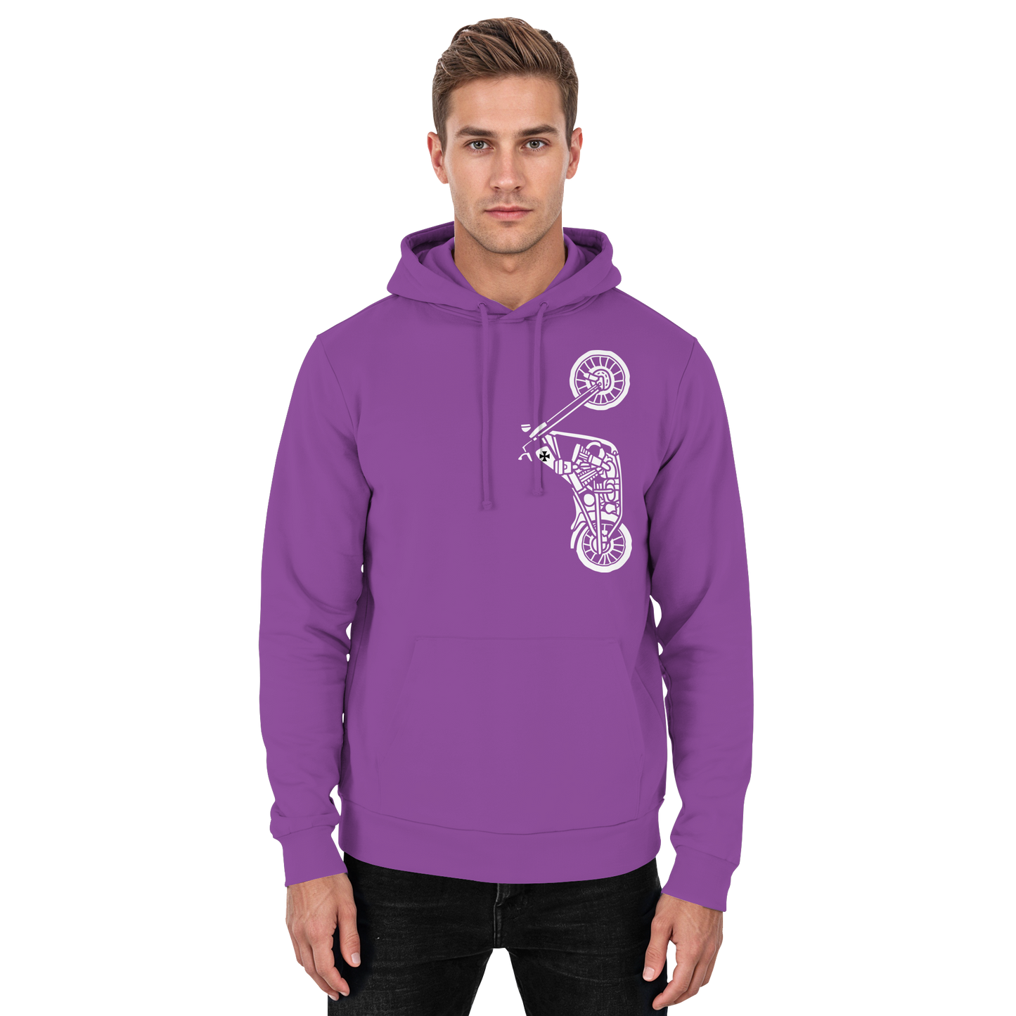 Motorrad - Chopper - Hoodie / Kapuzenpullover
