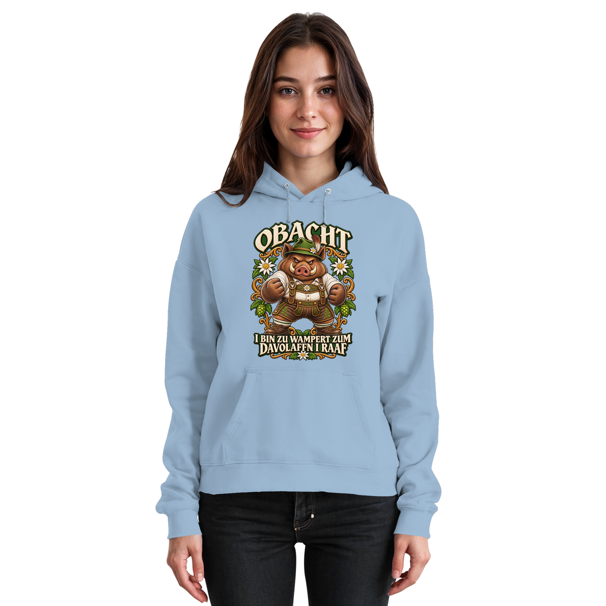 Obacht - I bin zu wampert - Hoodie