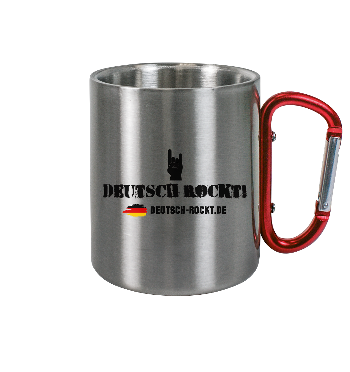 Deutsch Rockt! - Fahne - Edelstahl Tasse