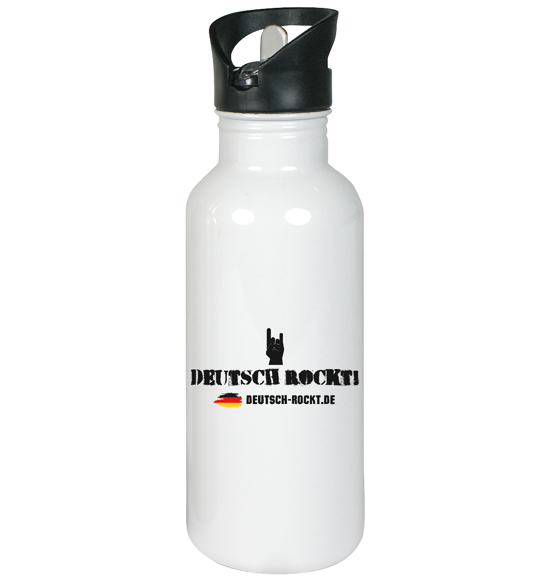 Deutsch Rockt! - Fahne - Edelstahl-Trinkflasche