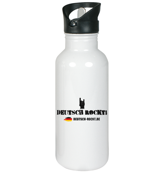 Deutsch Rockt! - Fahne - Edelstahl-Trinkflasche