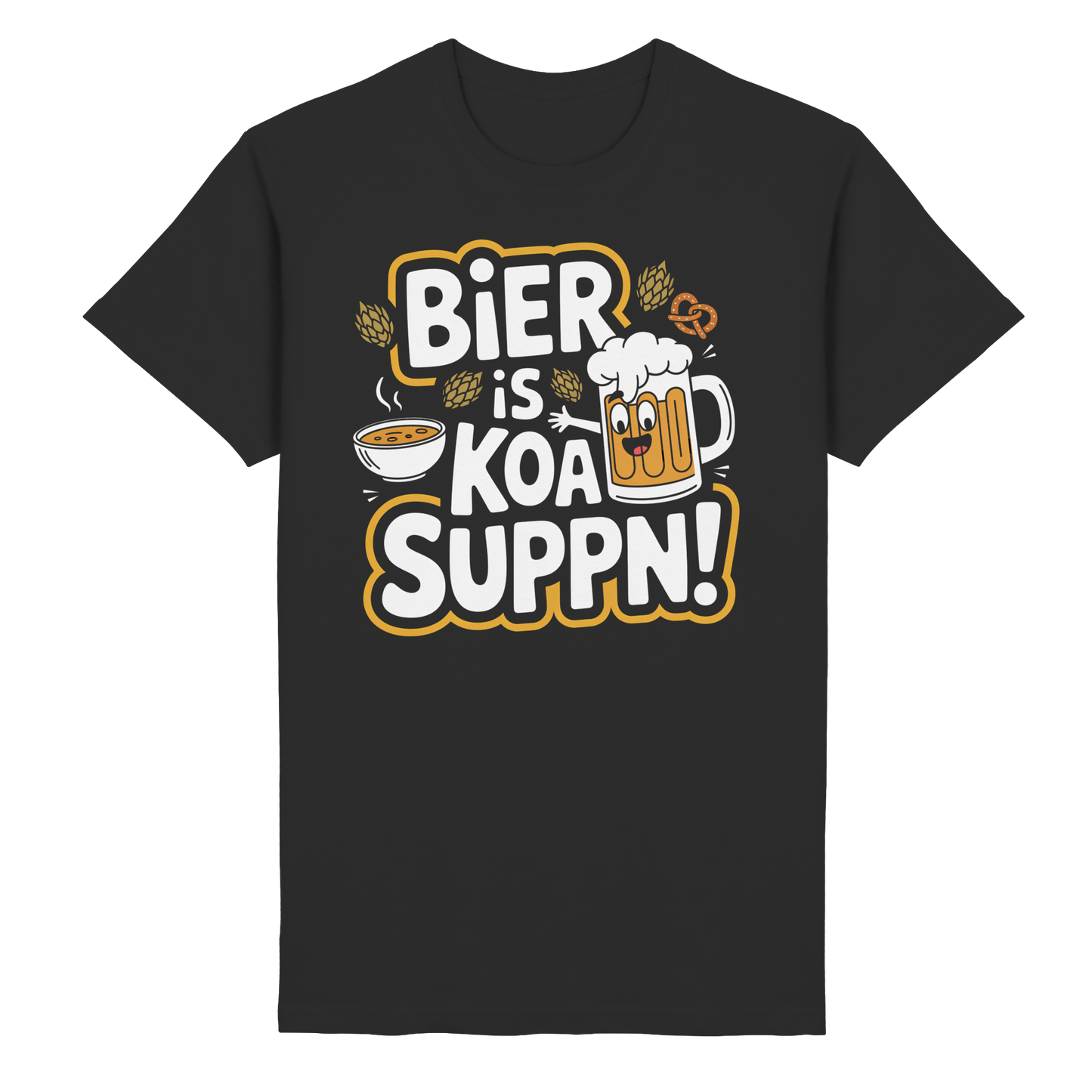 Bier is koa Suppn! - T-Shirt