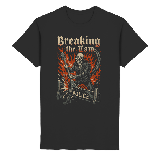 Breaking the Law - Skull - T-Shirt