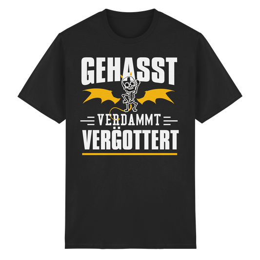 Gehasst Verdammt Vergöttert - Skelett mit Flügeln - T-Shirt