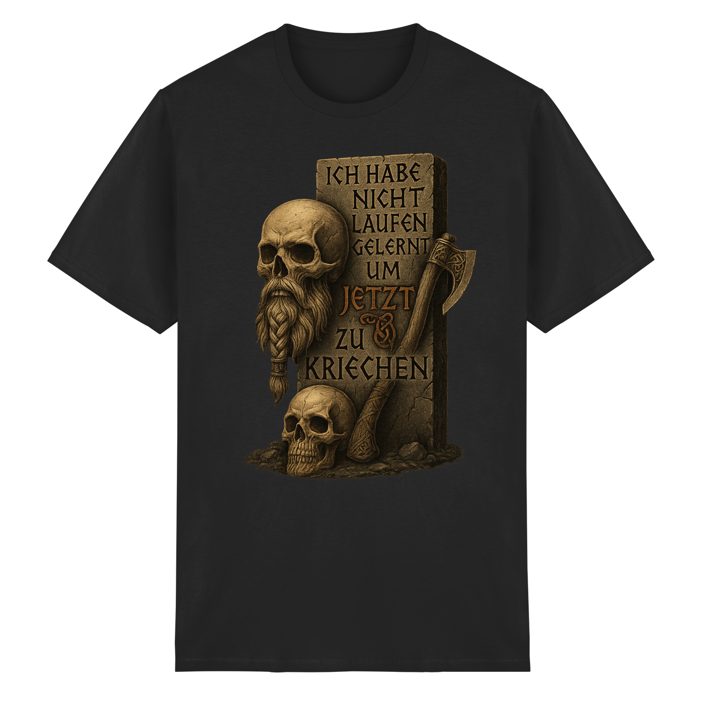 Niemals kriechen - Viking - T-Shirt