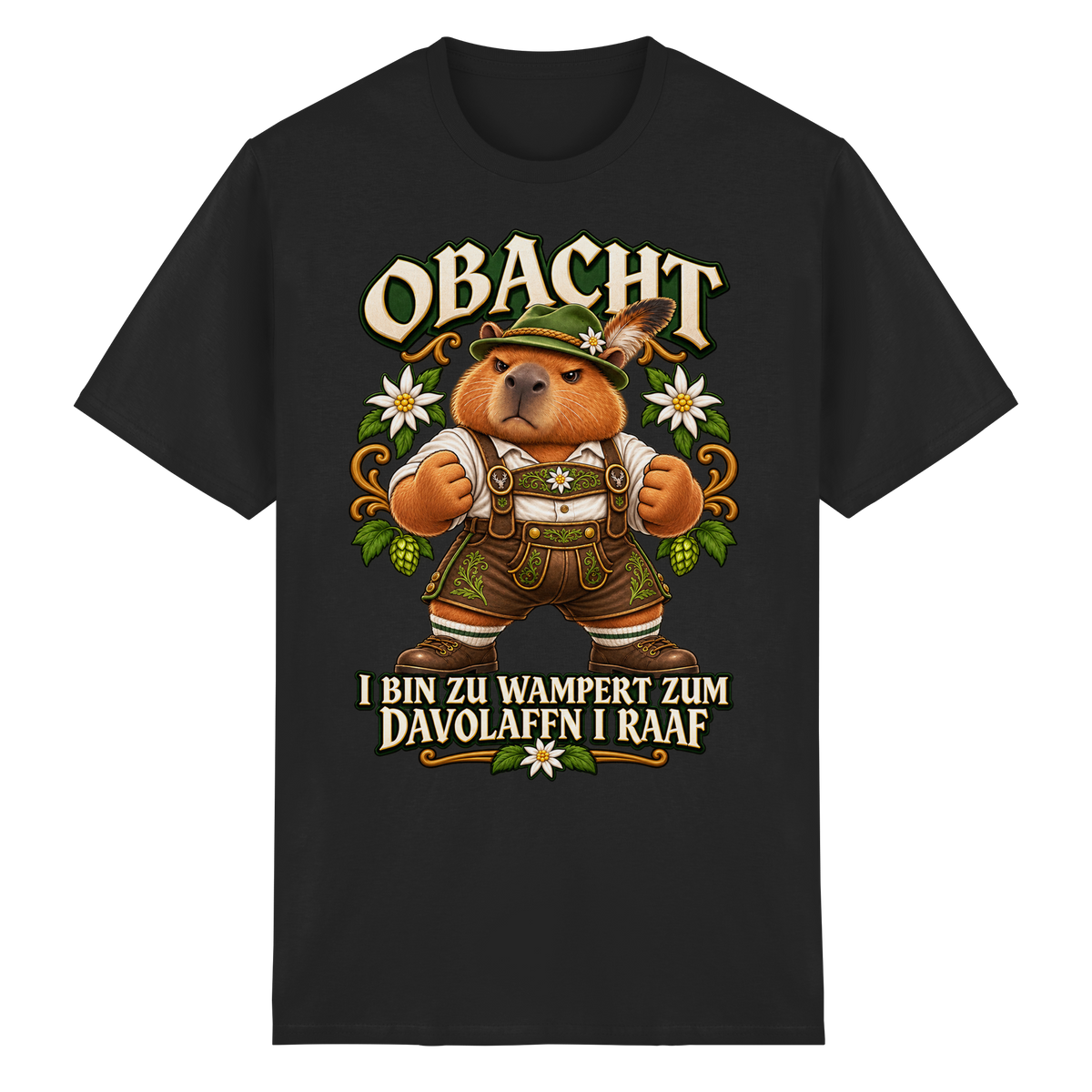 Obacht - I Raaf - T-Shirt