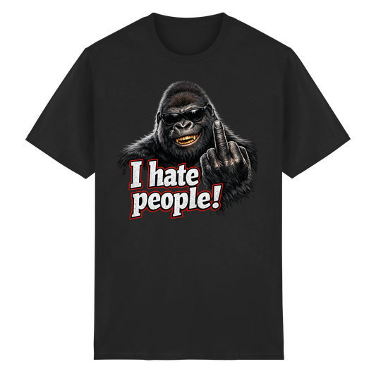 I hate people! - T-Shirt
