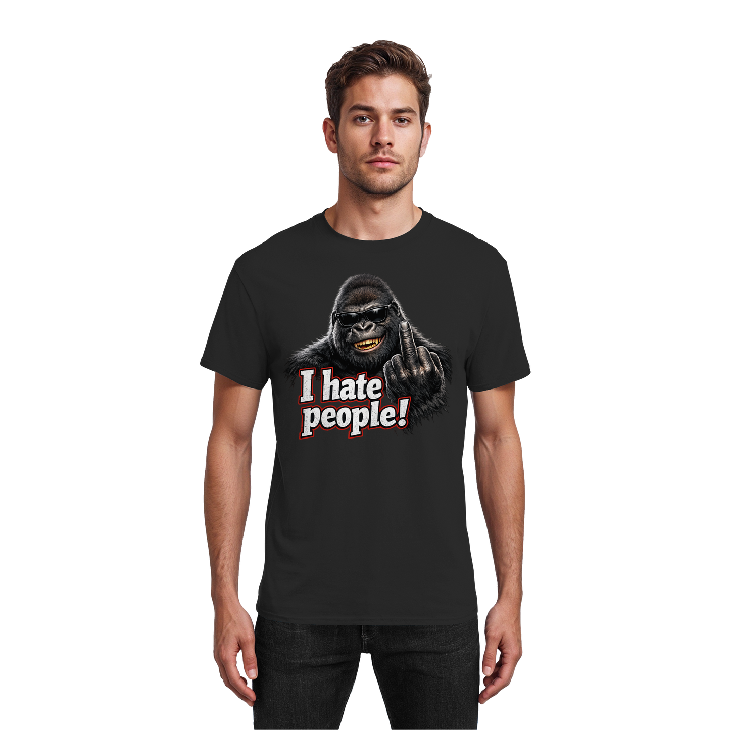 I hate people! - T-Shirt
