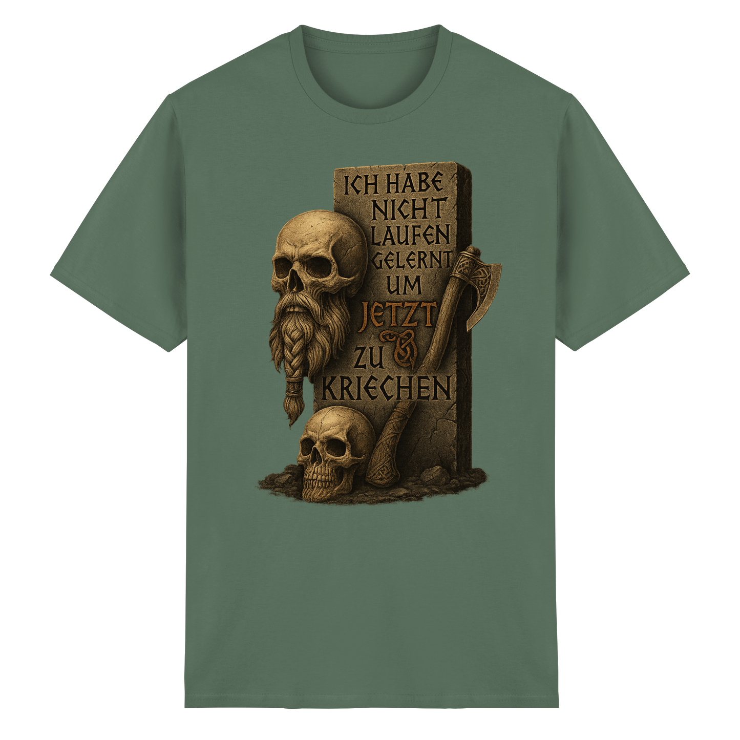 Niemals kriechen - Viking - T-Shirt