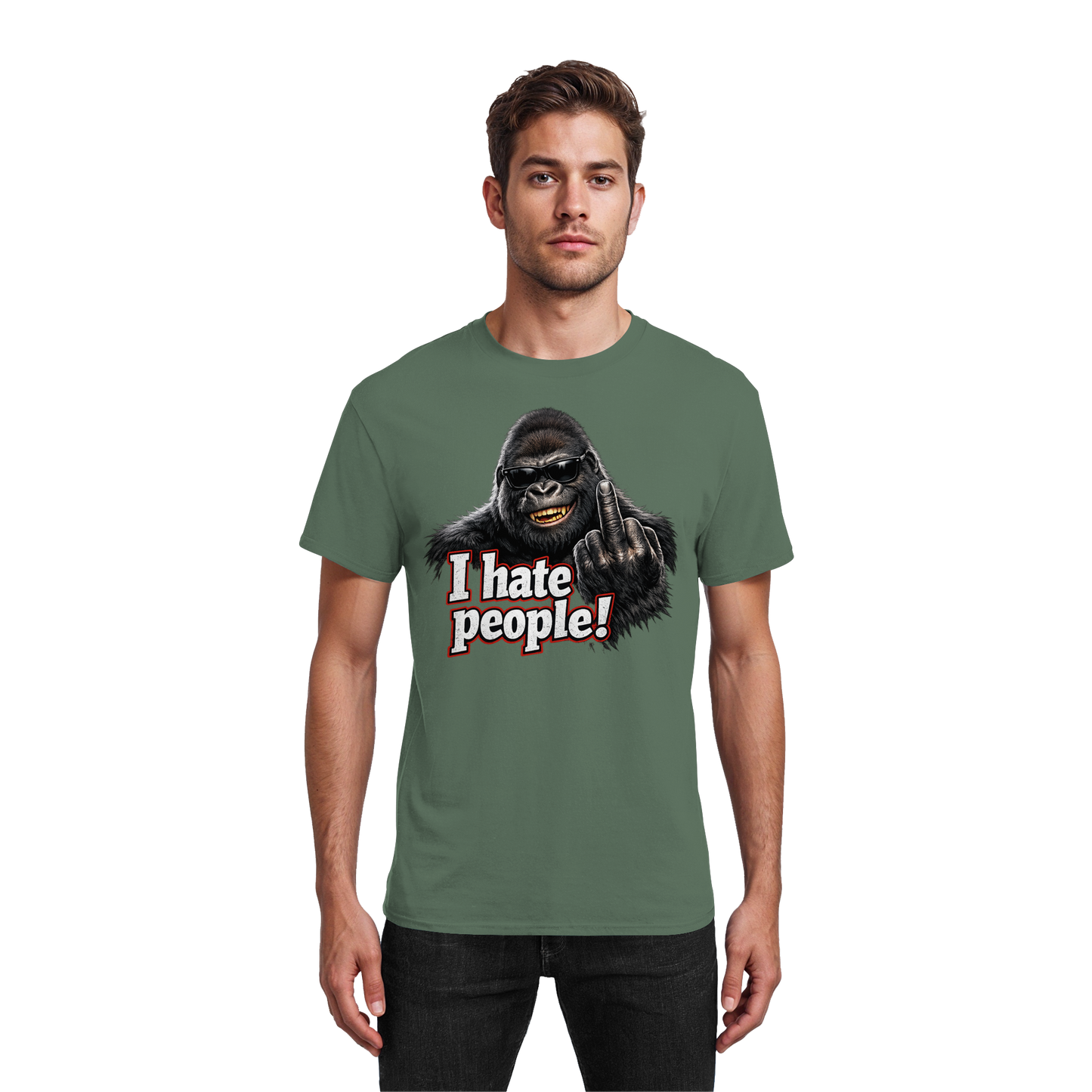 I hate people! - T-Shirt