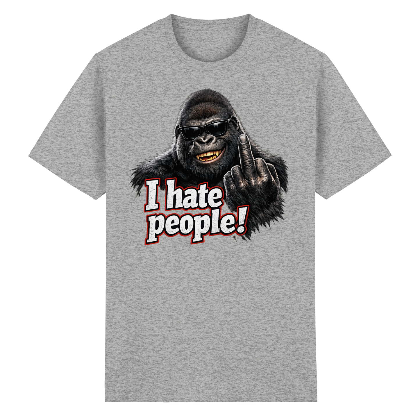 I hate people! - T-Shirt