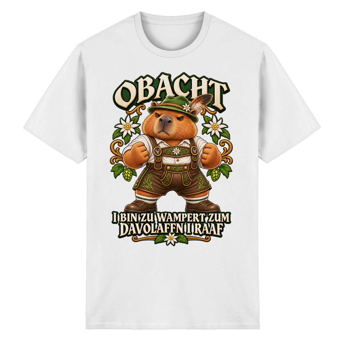 Obacht - I Raaf - T-Shirt