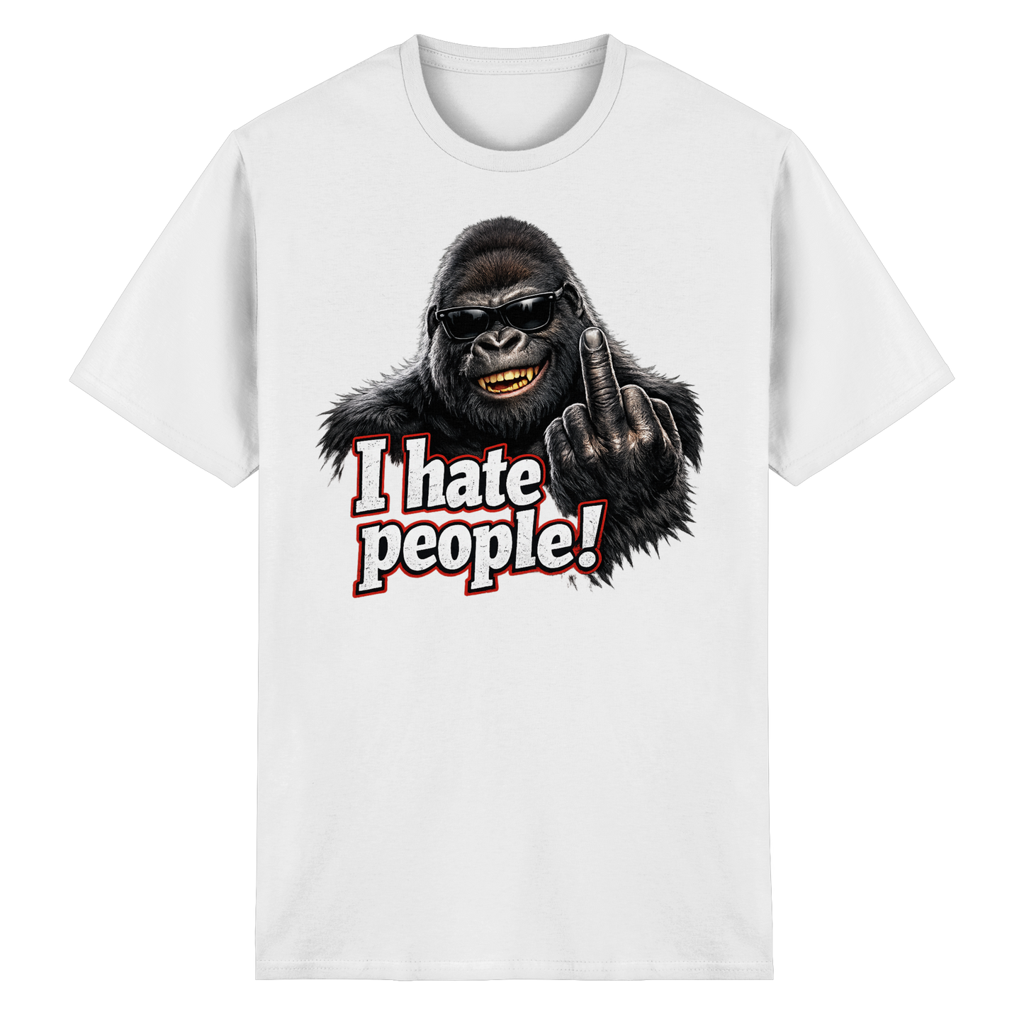 I hate people! - T-Shirt