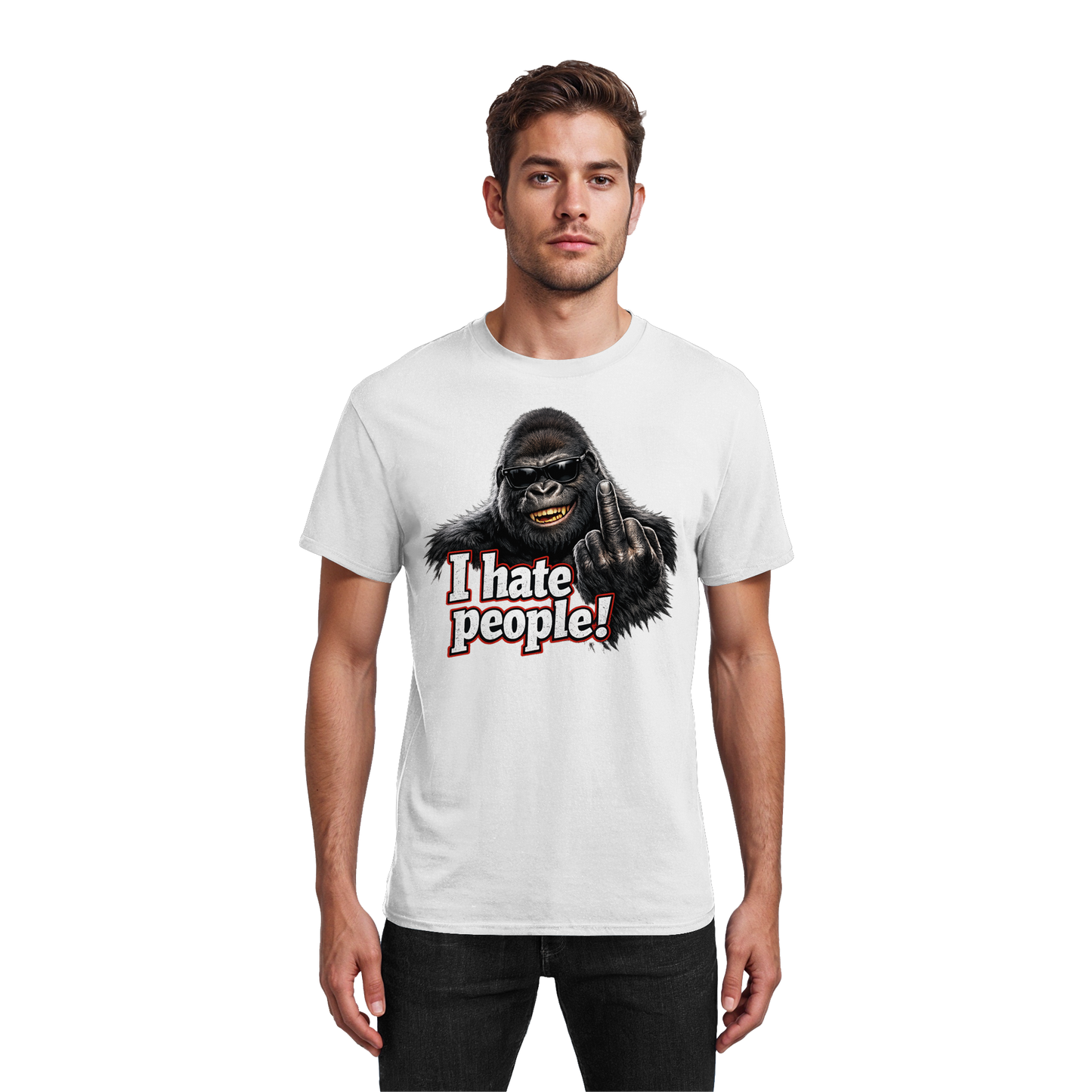 I hate people! - T-Shirt